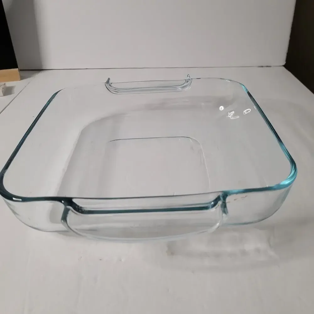 Versatile Heavy Glass Square Baking Dish 10x10 Oven Safe